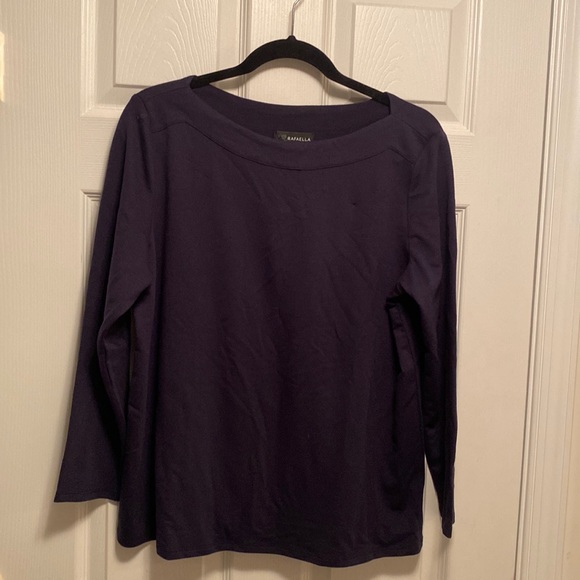 Rafaella Tops - Brand New Rafaella Navy Top…size L